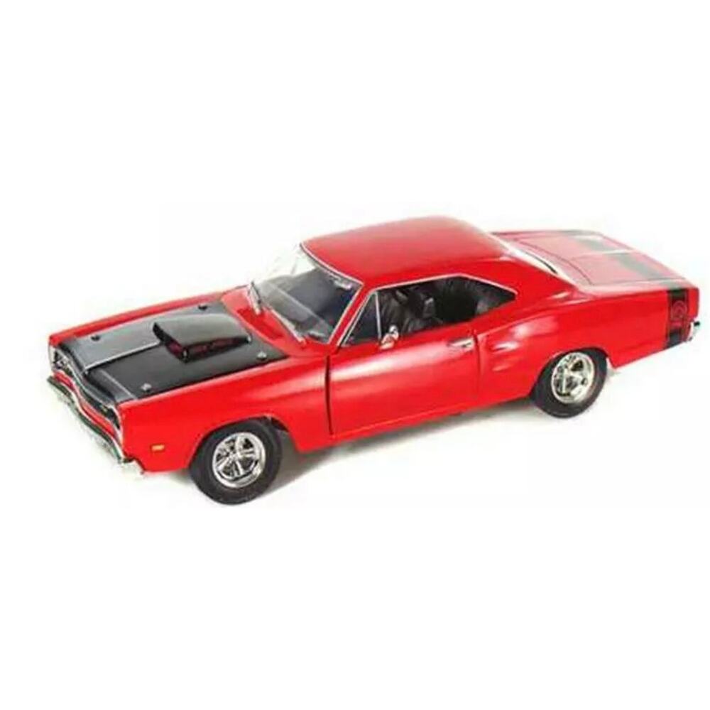 1969 DODGE CORONET SUPER BEE 1:24 Scale Diecast Car Motor Max RED New in box